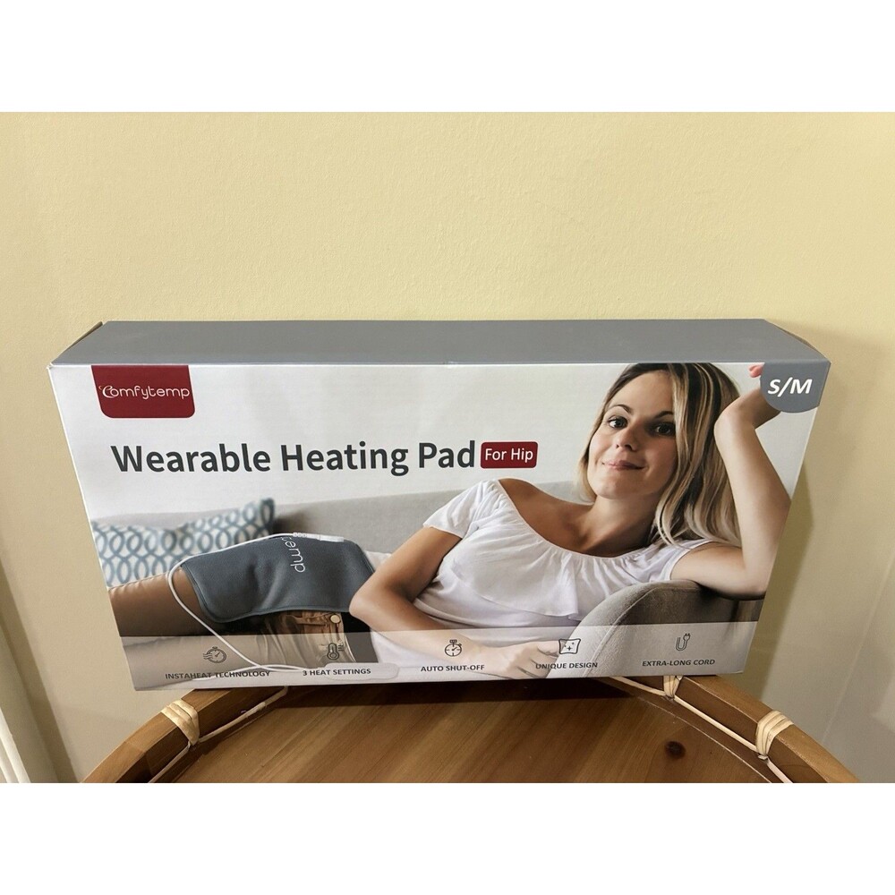 Comfytemp Hip Heating Pad for Hip/Sciatica Pain Relief (S/M) NEW